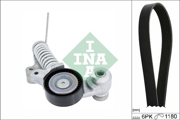 INA 529 0485 10 - Jeu de courroies trapézoïdales à nervures droxauto.com