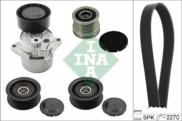 INA 529 0333 10 - Jeu de courroies trapézoïdales à nervures droxauto.com