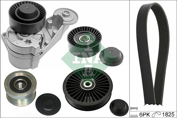 INA 529 0290 10 - Jeu de courroies trapézoïdales à nervures droxauto.com