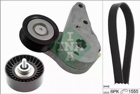 INA 529 0217 10 - Jeu de courroies trapézoïdales à nervures droxauto.com