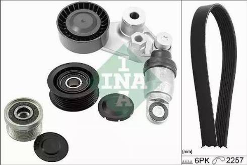 INA 529 0237 10 - Jeu de courroies trapézoïdales à nervures droxauto.com