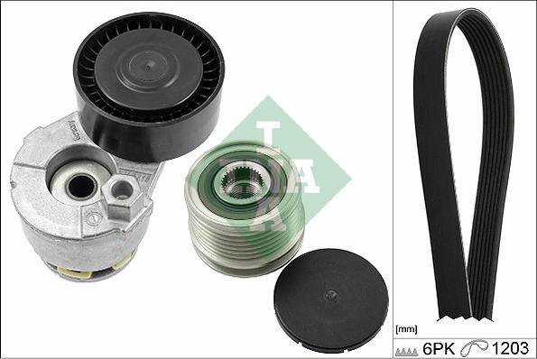 INA 529 0224 10 - Jeu de courroies trapézoïdales à nervures droxauto.com