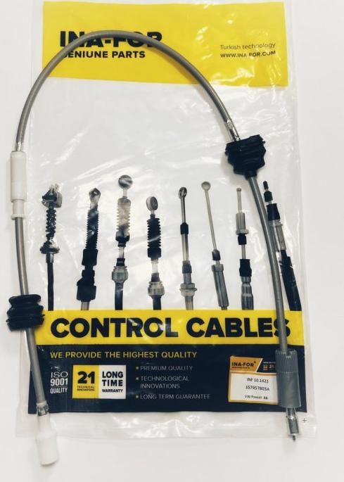 INA-FOR INF10.1423 - Câble flexible de commande de compteur droxauto.com