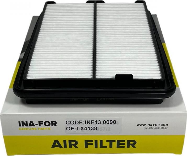 INA-FOR INF13.0090 - Filtre à air droxauto.com