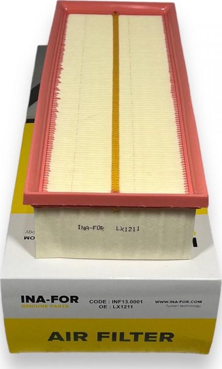 INA-FOR INF13.0001 - Filtre à air droxauto.com