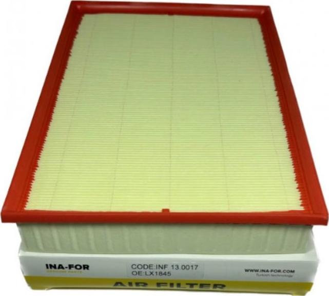 INA-FOR INF13.0017 - Filtre à air droxauto.com