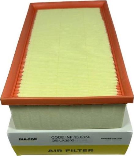 INA-FOR INF13.0074 - Filtre à air droxauto.com