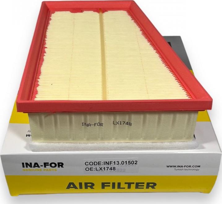 INA-FOR INF13.01502 - Filtre à air droxauto.com