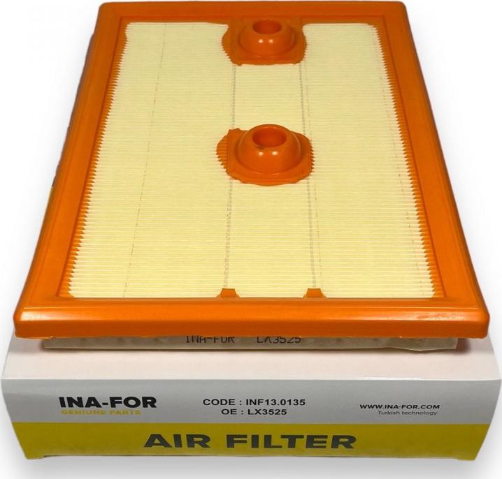 INA-FOR INF13.0135 - Filtre à air droxauto.com