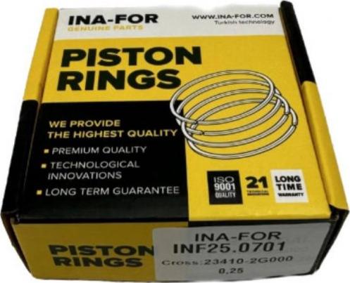 INA-FOR INF25.0701 - Piston droxauto.com