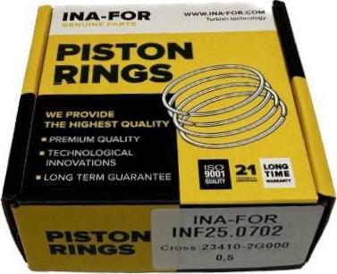 INA-FOR INF25.0702 - Piston droxauto.com
