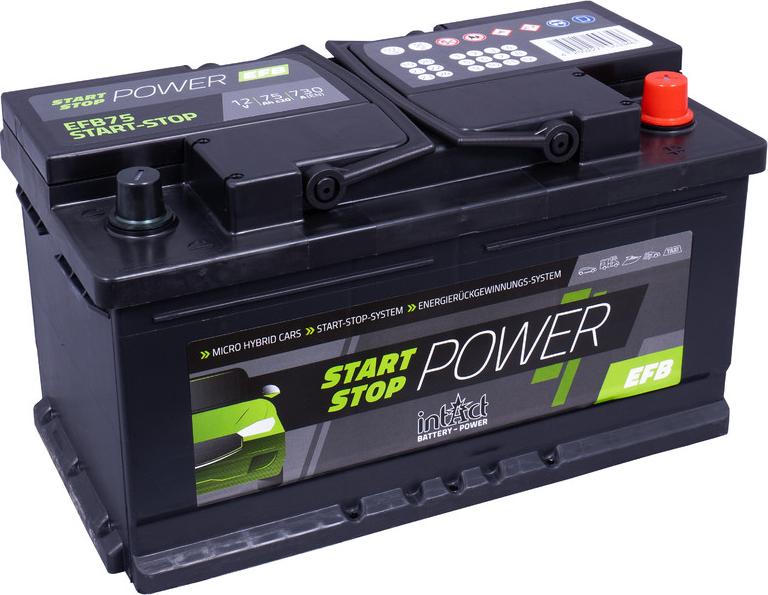 INTACT EFB75SS - Batterie de démarrage droxauto.com