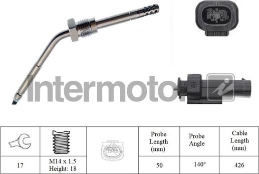 INTERMOTOR 27404 - Capteur, température des gaz droxauto.com
