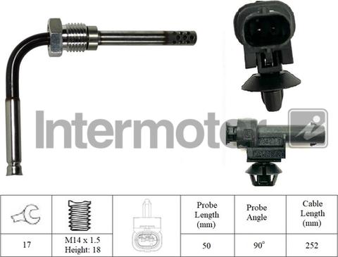 INTERMOTOR 27406 - Capteur, température des gaz droxauto.com