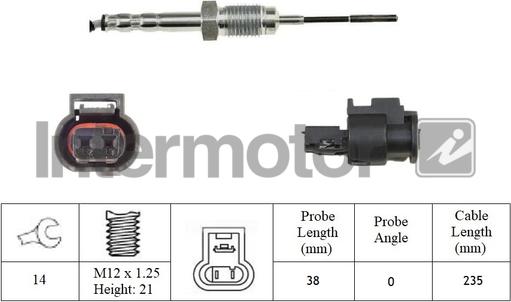 INTERMOTOR 27411 - Capteur, température des gaz droxauto.com
