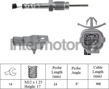 INTERMOTOR 27433 - Capteur, température des gaz droxauto.com
