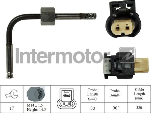 INTERMOTOR 27099 - Capteur, température des gaz droxauto.com