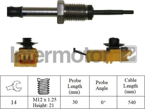 INTERMOTOR 27049 - Capteur, température des gaz droxauto.com