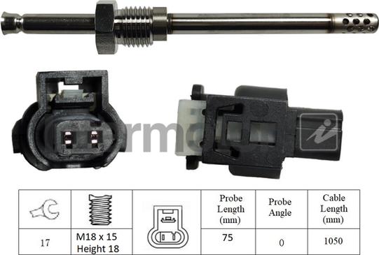 INTERMOTOR 27042 - Capteur, température des gaz droxauto.com
