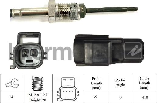 INTERMOTOR 27032 - Capteur, température des gaz droxauto.com