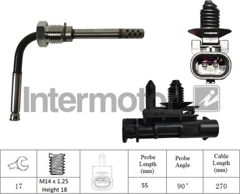 INTERMOTOR 27100 - Capteur, température des gaz droxauto.com