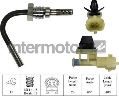 INTERMOTOR 27112 - Capteur, température des gaz droxauto.com