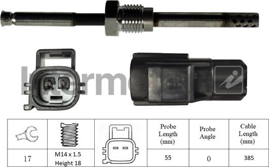 INTERMOTOR 27186 - Capteur, température des gaz droxauto.com