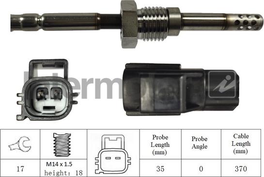 INTERMOTOR 27187 - Capteur, température des gaz droxauto.com