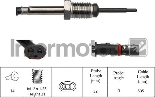 INTERMOTOR 27358 - Capteur, température des gaz droxauto.com