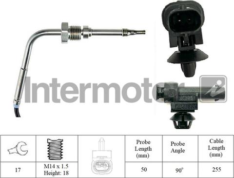 INTERMOTOR 27306 - Capteur, température des gaz droxauto.com