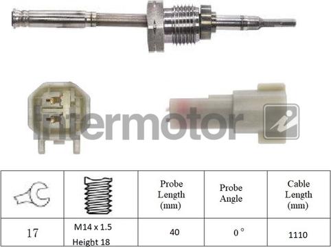 INTERMOTOR 27300 - Capteur, température des gaz droxauto.com