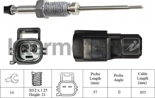 INTERMOTOR 27301 - Capteur, température des gaz droxauto.com