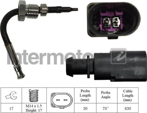 INTERMOTOR 27307 - Capteur, température des gaz droxauto.com