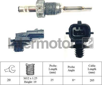 INTERMOTOR 27371 - Capteur, température des gaz droxauto.com