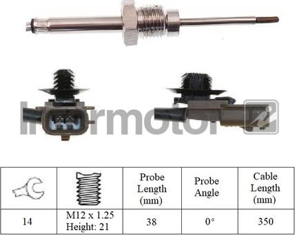 INTERMOTOR 27378 - Capteur, température des gaz droxauto.com