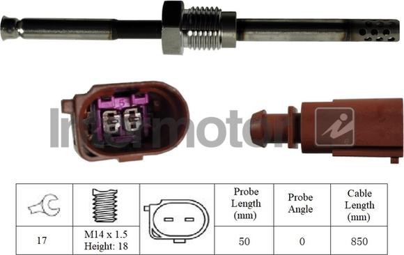 INTERMOTOR 27276 - Capteur, température des gaz droxauto.com