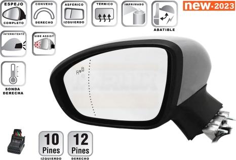 Iparlux 27254801 - Rétroviseur extérieur droxauto.com