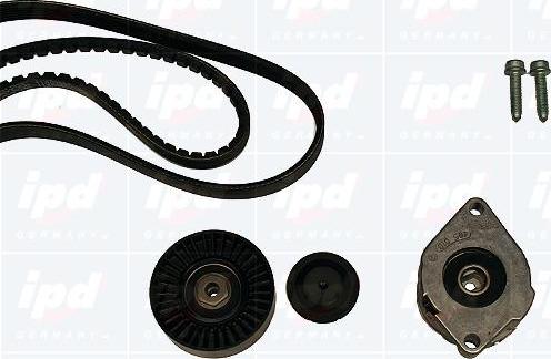 IPD 20-1394 - Jeu de courroies trapézoïdales à nervures droxauto.com