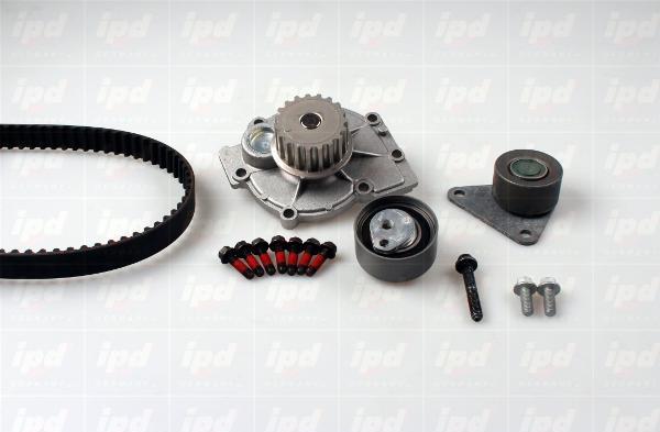 IPD K62061 - Pompe à eau + kit de courroie de distribution droxauto.com