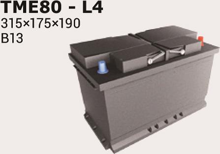 IPSA TME80 - Batterie de démarrage droxauto.com