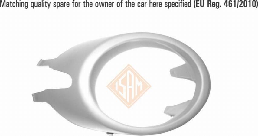 I.S.A.M. 1707832 - Cadre, projecteur antibrouillard droxauto.com