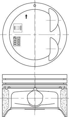 IZUMI HYPS22651RWL2050 - Piston droxauto.com
