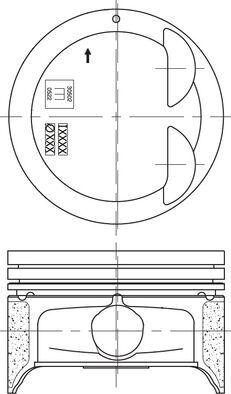 IZUMI HYPS22651RWL2 - Piston droxauto.com