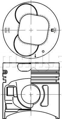 IZUMI IMPA866040S - Piston droxauto.com