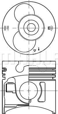 IZUMI IMPA866060 - Piston droxauto.com