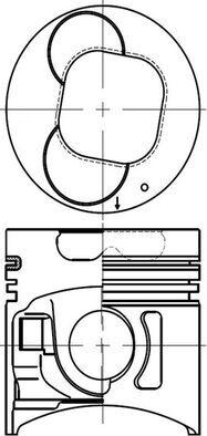 IZUMI IMPS866040L2 - Piston droxauto.com