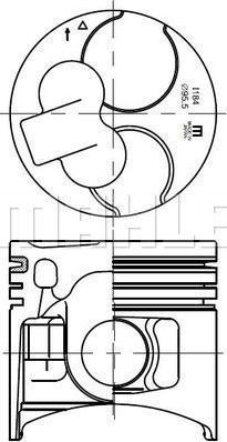 IZUMI MFPA2040290 - Piston droxauto.com