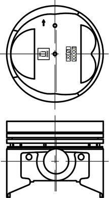 IZUMI MFPS882891WL2050 - Piston droxauto.com