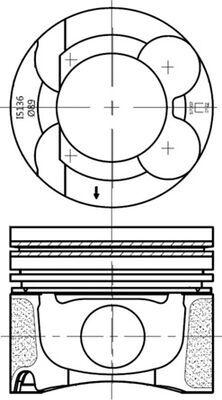 IZUMI NDPS5X00AWAL2 - Piston droxauto.com