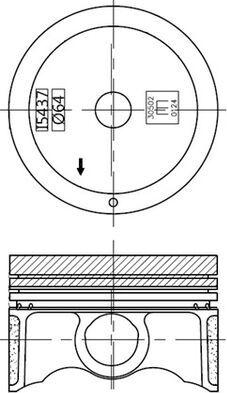 IZUMI SMPS15550GWL2 - Piston droxauto.com